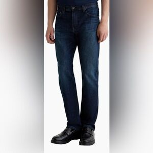 AG The Everett Slim Straight Dark Blue Jeans, size 38X32